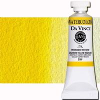 Da Vinci 216F Watercolor Paint, 15ml, Cadmium Yellow Medium; All Da Vinci watercolors have been reformulated with improved rewetting properties and are now the most pigmented watercolor in the world; Expect high tinting strength, maximum light-fastness, very vibrant colors, and an unbelievable value; Transparency rating: T=transparent, ST=semitransparent, O=opaque, SO=semi-opaque; UPC 643822216152 (DA VINCI DAV216F 216F 15ml ALVIN CADMIUM YELLOW MEDIUM) 