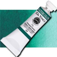 Da Vinci 232F Watercolor Paint, 15ml, Chromium Oxide Green; All Da Vinci watercolors are finely milled with a high concentration of premium pigment and dispersed in the finest quality natural gum; Expect high tinting strength, very good to excellent fade-resistance (Lightfastness I and II), and maximum vibrancy; Use straight from the tube or fill your own watercolor pans and rewet; UPC 643822232152 (DA VINCI 232F DAVINCI232F ALVIN 15ml CHROMIUM OXIDE GREEN) 
