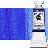 Da Vinci 238-3F Watercolor Paint, 15ml, French Ultramarine; All Da Vinci watercolors have been reformulated with improved rewetting properties and are now the most pigmented watercolor in the world; Expect high tinting strength, maximum light-fastness, very vibrant colors, and an unbelievable value; Transparency rating: T=transparent, ST=semitransparent, O=opaque, SO=semi-opaque; UPC 643822238314 (DA VINCI DAV238-3F 238-3F 2383F 15ml FRENCH ULTRAMARINE ALVIN) 