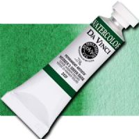 Da Vinci 243F Watercolor Paint, 15ml, Hookers Green Dark; All Da Vinci watercolors are finely milled with a high concentration of premium pigment and dispersed in the finest quality natural gum; Expect high tinting strength, very good to excellent fade-resistance (Lightfastness I and II), and maximum vibrancy; Use straight from the tube or fill your own watercolor pans and rewet; UPC 643822243151 (DA VINCI 243F DAVINCI243F ALVIN 15ml HOOKERS GREEN DARK) 