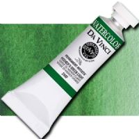 Da Vinci 244F Watercolor Paint, 15ml, Hookers Green Light; All Da Vinci watercolors are finely milled with a high concentration of premium pigment and dispersed in the finest quality natural gum; Expect high tinting strength, very good to excellent fade-resistance (Lightfastness I and II), and maximum vibrancy; Use straight from the tube or fill your own watercolor pans and rewet; UPC 643822244155 (DA VINCI 244F DAVINCI244F ALVIN 15ml HOOKERS GREEN LIGHT) 