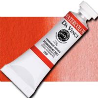 Da Vinci 265F Watercolor Paint, 15ml, Permanent Red; All Da Vinci watercolors are finely milled with a high concentration of premium pigment and dispersed in the finest quality natural gum; Expect high tinting strength, very good to excellent fade-resistance (Lightfastness I and II), and maximum vibrancy; Use straight from the tube or fill your own watercolor pans and rewet; UPC 643822265150 (DA VINCI 265F DAVINCI265F ALVIN 15ml PERMANENT RED) 