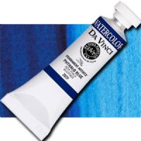 Da Vinci 267F Watercolor Paint, 15ml, Phthalo Blue; All Da Vinci watercolors are finely milled with a high concentration of premium pigment and dispersed in the finest quality natural gum; Expect high tinting strength, very good to excellent fade-resistance (Lightfastness I and II), and maximum vibrancy; Use straight from the tube or fill your own watercolor pans and rewet; UPC 643822267154 (DA VINCI 267F DAVINCI267F ALVIN 15ml PHTHALO BLUE) 