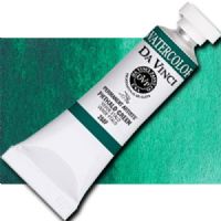 Da Vinci 268F Watercolor Paint, 15ml, Phthalo Green; All Da Vinci watercolors are finely milled with a high concentration of premium pigment and dispersed in the finest quality natural gum; Expect high tinting strength, very good to excellent fade-resistance (Lightfastness I and II), and maximum vibrancy; Use straight from the tube or fill your own watercolor pans and rewet; UPC 643822268154 (DA VINCI 268F DAVINCI268F ALVIN 15ml PHTHALO GREEN) 