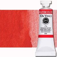 Da Vinci 272F Watercolor Paint, 15ml, Rose Dore; All Da Vinci watercolors have been reformulated with improved rewetting properties and are now the most pigmented watercolor in the world; Expect high tinting strength, maximum light-fastness, very vibrant colors, and an unbelievable value; Transparency rating: T=transparent, ST=semitransparent, O=opaque, SO=semi-opaque; UPC 643822272158 (DA VINCI DAV272F 272F 15ml ALVIN ROSE DORE) 