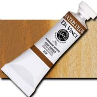 Da Vinci 273F Watercolor Paint, 15ml, Raw Sienna; All Da Vinci watercolors have been reformulated with improved rewetting properties and are now the most pigmented watercolor in the world; Expect high tinting strength, maximum light-fastness, very vibrant colors, and an unbelievable value; Sold by the each; UPC 643822273155 (DAVINCI273F DA VINCI 273F WATERCOLOR 15ml RAW SIENNA) 