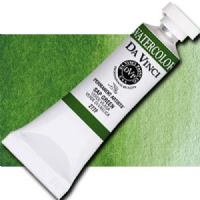 Da Vinci 277F Watercolor Paint, 15ml, Sap Green; All Da Vinci watercolors are finely milled with a high concentration of premium pigment and dispersed in the finest quality natural gum; Expect high tinting strength, very good to excellent fade-resistance (Lightfastness I and II), and maximum vibrancy; Use straight from the tube or fill your own watercolor pans and rewet; UPC 643822277153 (DA VINCI 277F DAVINCI277F ALVIN 15ml SAP GREEN) 