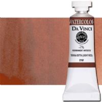 Da Vinci 279F Watercolor Paint, 15ml, Terra Cotta; All Da Vinci watercolors have been reformulated with improved rewetting properties and are now the most pigmented watercolor in the world; Expect high tinting strength, maximum light-fastness, very vibrant colors, and an unbelievable value; Transparency rating: T=transparent, ST=semitransparent, O=opaque, SO=semi-opaque; UPC 643822279157 (DA VINCI DAV279F 279F 15ml ALVIN TERRA COTTA) 