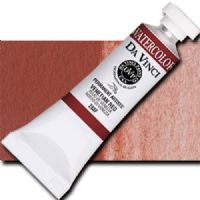 Da Vinci 288F Watercolor Paint, 15ml, Venetian Red; All Da Vinci watercolors have been reformulated with improved rewetting properties and are now the most pigmented watercolor in the world; Expect high tinting strength, maximum light-fastness, very vibrant colors, and an unbelievable value; Sold by the each; UPC 643822288159 (DAVINCI288F DA VINCI 288F WATERCOLOR 15ml VENETIAN RED) 