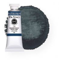 Da Vinci DAV261 Artists' Watercolor Paint 37ml Payne's Gray; All Da Vinci watercolors have been reformulated with improved rewetting properties and are now the most pigmented watercolor in the world; Expect high tinting strength, maximum light-fastness, very vibrant colors, and an unbelievable value; Transparency rating: T=transparent, ST=semitransparent, O=opaque, SO=semi-opaque; Sold by the each; UPC 643822261374 (DAVINCIDAV261 DAVINCI-DAV261 ARTISTS-DAV261 PAINTING WATERCOLOR) 