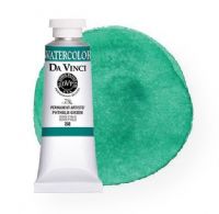 Da Vinci DAV268 Watercolor Paint 37 ml Phthalo Green; All Da Vinci watercolors have been reformulated with improved rewetting properties and are now the most pigmented watercolor in the world; Expect high tinting strength, maximum light-fastness, very vibrant colors, and an unbelievable value; Transparency rating: T=transparent, ST=semitransparent, O=opaque, SO=semi-opaque; Sold by the each; Shipping Weight 0.25 lb; UPC 643822268373 (DAVINCIDAV268 DAVINCI-DAV268 DAV268 PAINTING) 