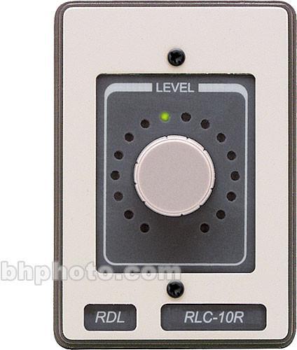 Radio Design Labs DB-RCX10R Remote Volume Control for RCX-5C, Mounts in individual room to control audio level, Ideal for systems not using a music source, Optical rotary encoder with LED readout for setting audio level, One or two RCX 10R units may be connected in the same room, Dimensions: 4.1 x 1.3 x 0.9