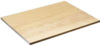 Alvin DB116 DB Series, Drawing Board / Tabletop, 20" x 26"; Unfinished natural wood veneer surfaces, metal side edge; Solid core construction; 20" x 26"; Dimensions 26" x 20" x 0.50"; Weight 8.31 lbs; UPC 088354058557 (ALVINDB116 ALVIN DB116 DB-116 DB 116) 