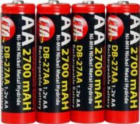 CTA Digital DB-27AA Rechargeable Batteries 2700 mAh AA, Batteries Per Pkg: 4, High capacity longer lasting batteries, Can be recharged up to 1000 times, No memory effect, Chemistry: NiMH (DB27AA DB 27AA DB-27A DB-27 DB27A DB27 656777005139)