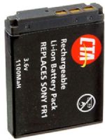 CTA Digital DB-FR1 Model Sony NP-FR1 Lithium-Ion Battery 1100 mAh Capacity, 3.6 Voltage, Ultra high capacity longer lasting Li-Ion Battery; No memory effect or fully drain your battery before charging (DBFR1 DB FR1 DBF-R1 NPFR1 656777001179) 