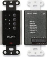 RDL DB-RC4MC D Series RC4M Four Channel Audio Remote Control, Black color, Remote selection of 4 sources, Single button selection for each source, LED indication, Single or multiple control locations, Up to ten remote control locations, remote wiring using six conductors or UTP cable CAT5 CAT6, UPC 813721015877 (DBRC4MC D-BRC4MC DBRC4-MC RDLDBR-C4MC RDLD-BRC4MC RDLDBRC4-MC) 