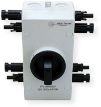 AIMS Power DC1600V32A2IO Power Solar PV DC Quick Disconnect Switch 1000V 64 Amps; Quickly disconnect DC power from your solar array to the charge controller, batteries and/or inverter; Outdoor rated; Off and on grid applications; Isolated; Safe-Lock with three rotational positions reducing the risk of tampering (DC-1600V32A2IO DC/1600V-32A-2IO DC 1600V32A2IO DC1600V-32A2IO AIMS-DC1600V32A2IO) 