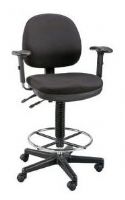 Alvin DC577-40 Zenith Drafting Chair Black, EA, UPC 088354808862, 48 lbs, 27 x 25 x 14 in, Country of Origin TW, Harmonized Code 9401790045 (ALVINDC577-40) 