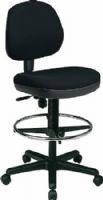 Office Star DC800 Flex Back Drafting Stool with Footring, Thickly padded seat and backrest cushions, Built-in lumbar support, Pneumatic seat height adjustment, Back height adjustment, Seat depth adjustment, 19.5" W x 19" D x 3" T Seat Size, 17.75" W x 16" H x 2.5" T Back Size, Adjustable foot rest, Flex back backrest with adjustable flex tension (DC-800 DC 800) 
