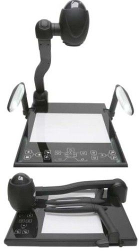 Califone DC896 Diggiditto Smart Document Camera, 1/3 in CMOS Image Sensor, Total Pixels 1300000 pixels, Frame rate 20 fps, F= 1.6~3.7, f = 3.9~85.8mm Lens, 12X optical, 8X digital Zoom, Shooting Area Max: 13.5x10.6 in, Min: 0.1x0.1 in, Manual Brightness adjustment, Auto/Manual Focus, Dual LED lights for full illumination from above, UPC 610356054116 (DC-896 DC 896)