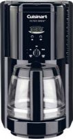 Cuisinart DCC-1000BK Filter Brew 12-Cup Programmable Coffeemaker, 24-hour brew programmability Top-of-the-line features with stylish design, 12-cup carafe with ergonomic handle, dripless spout and knuckle guard, Brew Pause feature lets you enjoy a cup before brewing has finished, Programmable automatic shutoff, 0-4 hours, Cord storage, Charcoal water filter, Measuring scoop (DCC-1000BK DCC 1000BK DCC1000BK DCC1000 DCC 1000 DCC-1000) 
