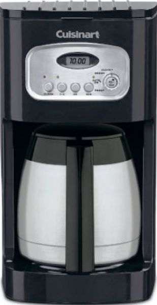 Cuisinart DCC-1150BK Classic Thermal Programmable Coffeemaker, Fully automatic 10-Cup Thermal coffeemaker with 24-hour programmability, 1- to 4-Cup setting, Brew Pause function, self clean, and 60-second reset remembers settings, UPC 086279017376 (DCC1150BK DCC-1150BK DCC 1150BK)