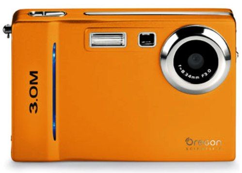 Oregon Scientific DCF0208011413001 Model DS6688-O ThinCam 3.0 Megapixel Digital Camera - Orange (DCF0208011413001 DS6688O DS-6688O DS6688 DS-6688)