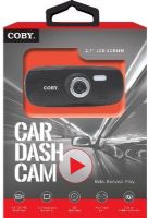 Coby DCHD101 Car Dash HD Camera, 2.7" LCD Screen, Full 1080P HD Recording, Auto ON/OFF, G-Sensor Collision Detection, Continuous Loop Recording, Motion Detection, LED Nightvision, Built-in Microphone/Speaker, Wide Angle Lens, 12V Power Cord, 4X Digital Zoom, HDMI Output, UPC 812180021689 (DC-HD101 DCH-D101 DCHD-101 DCHD 101) 