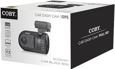 Coby DCHDG201 Car Dash Camera, 135 Degree Wide Angle, 4x Zoom Lens and 5.0 Megapixel Camera, GPS Logger/Time & Date Stamp, Auto ON/OFF, G-Sensor Collision Detection, Motion Detection, Built-in Microphone/Speaker, 12V Power Cord, 4X Digital Zoom, Auto-Start and On-Spot Play Back with a 1.5