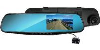 Coby DCHDM-306 Rear View Mirror 1080p Dash Cam Front & Backup with DVR, 1080p Full HD Dash Cam, G-Sensors, Built-In GPS Logger, 4.3" Hi Res LCD Screen, Advanced H.264 Video Compression Technology, 3 Cameras (Front, Inside and Back), Built-In Microphone, 4X Digital Zoom, Auto ON/OFF, 120° Recording Field, 12V Power Cord, UPC 812180023799 (DCHDM306 DCHDM 306 DCH-DM306) 