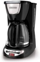 Black & Decker CM1160 Programmable Coffee Maker w Glass Carafe 12 Cup  Stainless