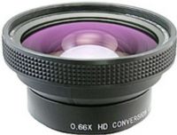 Raynox DCR-6600PRO High Quality Wideangle Conversion Lens, Mounting Thread 52mm, Magnification 0.66x Nominal, Actual, Diagonal & Horizontal, Center resolution power 350-line/mm, 3-group 3-element hi-index coated optical glass, Image Distorsion -1.3% Max Wideangle, Front Filter Thread 72mm, UPC 024616020153 (DCR6600PRO DCR 6600PRO DCR6600-PRO DCR6600 PRO) 