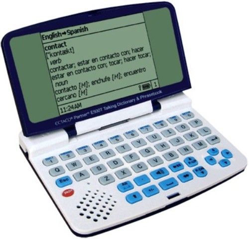 Ectaco DCz500T Partner German-Czech Talking Electronic Dictionary and Audio PhraseBook, 150000 words vocabulary, Bilingual German-Czech Interface, German-Czech entry bi-directional dictionary, Advanced German TTS speech synthesis pronounces any word, 14000 entry Audio PhraseBook with TTS, UPC 789981063920 (DCZ-500T DCZ 500T DCZ500-T DCZ500)