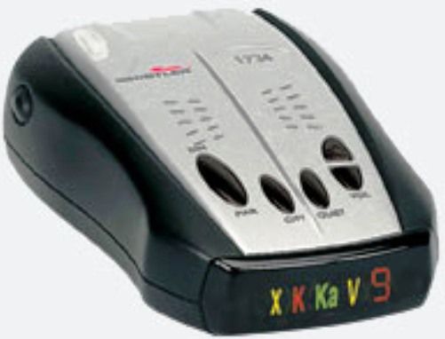 Whistler DE-1734 Radar Detector, Seven Segment with Icon Display,  Complete band coverage of all laser, radar, VG-2, and safety band (DE1734 DE 1734 WHIS1734 WHIS 1734)