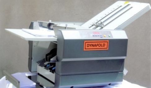 Dynafold DE-42FC Paper Folder Folding Machine, Easy paper adjustment, Folds up to 11 x 17 in, Measures 24 x 24 x 18 in, Paper Size Max. 11