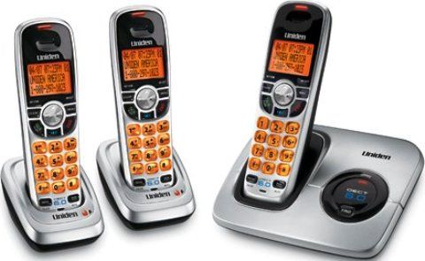 Uniden DECT15603 Refurbished Cordless phone with call waiting caller ID, DECT 6.0 Cordless Phone Standard, 2 Additional Handsets Qty, 6 Max Handsets Supported, 4 Max Base Units Supported, 70 names & numbers Phone Directory Capacity, 10 Dialed Calls Memory, 30 names & numbers Caller ID Memory, LCD display - monochrome, Up to 600 min Battery Talk Time, Up to 168 h Battery Standby Time, 7 Ring Tones (DECT15603 DECT-15603 DECT 15603 DECT15603-R) 