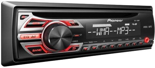 Pioneer DEH-150MP CD Receiver with MP3 Playback, Multi-Segmented LCD Display with LED Backlight (12 characters), Built-In MOSFET 50W x 4 Amplifier, 1 Set of RCA Preouts (2V) for System Expansion, 5-Band Graphic Equalizer, Front AUX Input, Advanced Sound Retriever, Bass Boost, Subwoofer Control, Selectable Fader, UPC 884938177948 (DEH150MP DEH 150MP DEH-150-MP DEH150-MP)