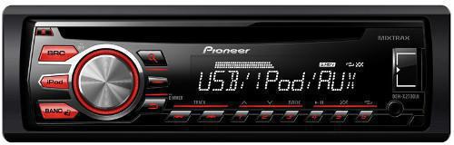 Pioneer DEHX2700UI MIXTRAX USB - AM - FM - CD - AUX Receiver, Multi-Segmented LCD Display with LED Backlight (12 characters), Built-In MOSFET 50W x 4 Amplifier, 1 Set of RCA Preouts (2V) for System Expansion, 5-Band Graphic Equalizer, Front USB Port and AUX Input, Advanced Sound Retriever, Included Remote Control, Anti-Dust Design, Detachable Face Security, D/A Converter Type (Car Head Units) 24-Bit, Plays MP3 CD's (Car Head Units), UPC 884938256605 (DEHX2700UI DEHX2700UI)
