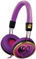 iHome DEM46 Disney Descendants Over the Ear Fashion Headphones; Metallic detail; Soft, comfortable ear cushions; Rope style audio cord; Connects with smartphones, tablets,MP3 players and computers; Weight 0.5 lbs; UPC 092298923482 (DEM 46 DEM-46) 