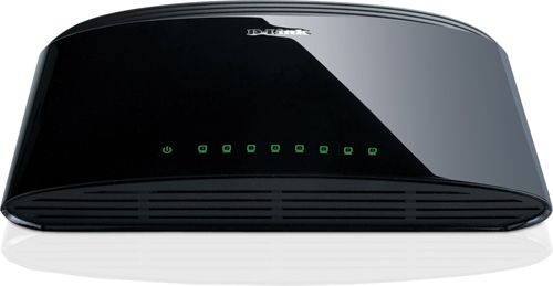 D-Link DES-1008E 8-Port 10/100 Desktop Switch, Alternative to DES-1108, Eight 10/100 Mbps Switched Ports, Up to 100 Mbps of Dedicated Bandwidth per Port and up to 200 Mbps Bandwidth in Full-Duplex Mode, Auto MDI/MDI-X Crossover for all Ports, IEEE 802.3x Flow Control, Plug & Play Installation, Supports MAC Address Learning, Wall Mountable, 24/7 Basic Installation Support (DES1008E DES-1008 DES-100 DES1008 DES100 DES 1008E)