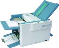 Duplo DF-777 Automatic Paper Folder, 500 sheet horizontal input hopper, Highest quality and durability, Paper size 5" x 7" to 11" x 17", Resettable counter, 4-digit digital counter, Three wheel feed system, Speed 135 sheets per minute, Handles paper stock from 14 Lb. to 38 Lb, Single, double, half accordion,letter, gate Pre-Programmed Folds, Single, double, half accordion,letter, accordion,brochure & custom Fold Types (DF777 DF-777 DF 777) 