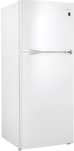 Danby DFF280WDB Frost Free Refrigerator, White, 10 cu. ft. (282 litre) capacity, Energy Star compliant, using only 312Kwh/year, Electronic controls with LED display, 2 adjustable wire refrigerator shelves, 1 adjustable/removable wire freezer shelf, CanStor beverage dispenser, Dual vegetable crispers with glass covers, UPC 067638901406 (DFF-280WDB DFF 280WDB DFF280WD DFF280W DFF280)