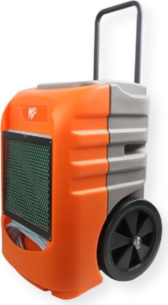 Ventamatic MaxxAir DG 075 ORG Rotational Molded Portable Commercial Dehumidifier, Orange Color; Rugged, lightweight rotational molded design; Removes 145 pints of moisture per day, at 90F 90 percent RH; 12