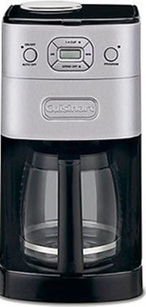 Cuisinart DGB-625BC Grind-and-Brew Automatic Coffeemaker, Automatically grinds whole beans before brewing, 24-hour fully programmable, 12-cup - 5 ounces each glass carafe, Brew Pause feature lets you enjoy a cup before brewing has finished, Adjustable auto-shutoff - 0-4 hours, Grind-off feature, 1 to 4-cup feature, Grind-off option for using pre-ground coffee - 0-4-hour auto shut-off, UPC 086279024176 (DGB625BC DGB-625BC DGB 625BC DGB625 DGB-625 DGB 625)
