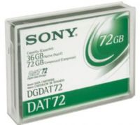 Sony DGDAT72 Storage Media DAT72, 72GB compressed (36GB native), 170m tape length, High data storage capacity of up to 72GB compressed (36 GB native), , Sony DAT72 media can be used in any DAT72 drives, Enhanced data density with Helical scan technolog (DGDAT-72 DG-DAT72 DGD-AT72 DG DAT72) 