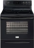 Frigidaire DGEF3031KB Gallery Series 30" Freestanding Smoothtop Electric Range, 12" - 2,700 Watts Front Right Element, 6"/9" - 3,000 Watts Front Left Element, 6" - 1,200 Watts Rear Right Element, 6" - 1,200 Watts Rear Left Element, 5.4 Cu. Ft. Capacity, 3,500 Watts Bake Element, 3,600 Watts Broil Element, Upswept Black Smoothtop Surface Type, Warming Zone Center Element, Low and High Broil, Black Color (DGEF3031-KB DGEF3031 KB DGEF3031KB DGEF3031 DGEF-3031 DGEF 3031) 
