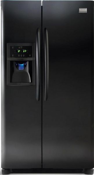 Frigidaire DGHS2634KE Gallery Series Side by Side Refrigerator with 4 SpillSafe Glass Shelves , Total Capacity 26.0 Cu. Ft., Refrigerator Volume 16.5 Cu. Ft., Freezer Volume 9.5 Cu. Ft., Energy Saver Plus Technology, Quiet Pack, Express-Select Controls, Tall, 7-Button Water and Ice Dispenser, Digital Electronic Temperature Controls, Textured Cabinet, 2 Sliding SpillSafe Glass Shelves, 2 Fixed SpillSafe Glass Shelves, Clear Deli-Drawer (DGHS-2634KE DGHS 2634KE DGHS2634-KE DGHS2634 KE)