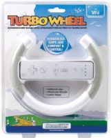 dreamGEAR DGWII-1087 Turbo Wheel, Gray, Enjoy all of your Wii racing games with comfort and improved steering control, Rubberized grips, Infrared pass-through, Custom design, Compatible with All of your favorite Wii Racing Games, UPC 845620010875 (DGWII1087 DGWII 1087) 