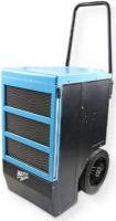 Ventamatic MaxxAir DH 065 BLU Metal Portable Commercial Dehumidifier, Blue Color; Rugged metal construction; Removes 140 pints of moisture per day, at 90F 90 percent RH; 10" tires offer ease of mobility; Low grain R410A refrigerant; Electronic control panel with programmable relative humidity and temperature operation settings; UPC 047242948707 (DH065BLU DH065 DH-065-BLU VENTAMATICDH065BLU VENTAMATIC-DH065-BLU MAXXAIR) 