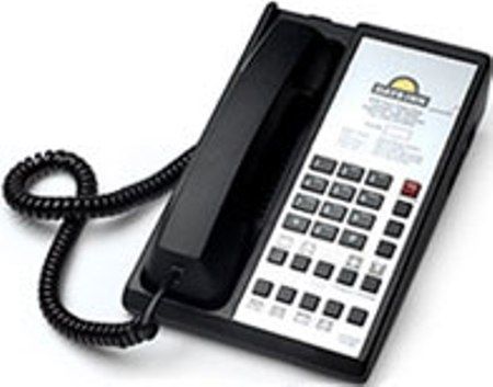 Teledex DIA652391 Diamond+10 Single-Line Analog Hotel Phone, Black, Ten (10) Programmable Guest Service Buttons, HAC/VC (ADA) Handset Volume Boost with 3 distinct levels, Easy Access Data Port, ExpressNet-ready, Raised Red Message Waiting lamp, MultiX Message Waiting Circuitry, Advanced Microprocessor Technology (DIA-652391 DIA 652391 00G1260)